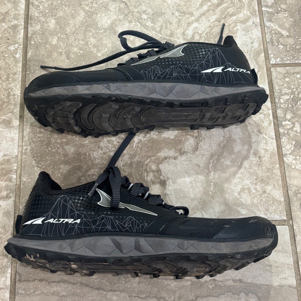 Altra Superior 4 Mens Trail Running Shoes Black Gray ALM1953G000 Size 7 - Picture 5 of 12